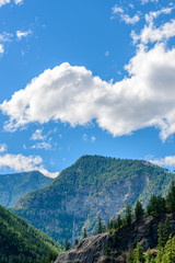 Fototapeta premium Rocky Mountains near Lillooet, Whistler, Vancouver, Canada.