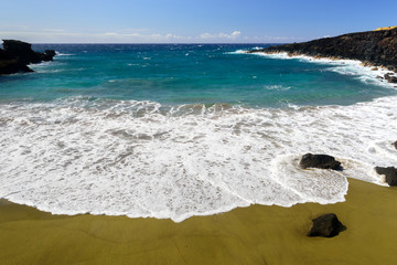 Green Sand Beach, Big Island Hawaii