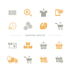SHOPPING ICON SET
