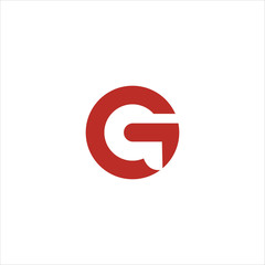 initial letter ag or ga logo vector design - obrazy, fototapety, plakaty