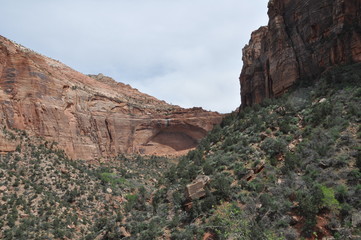 Red Rock Mountains in Zion National Park