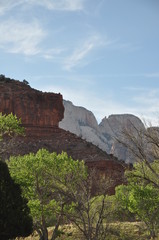 Red Rock Mountains in Zion National Park