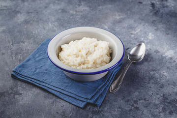 Milk rice porridge