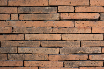 Background of old vintage brick wall