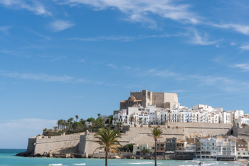 Fototapeta na wymiar peniscola, spain. Azahar coast close to Valencia, famous spanish holiday place, Travel general imagery