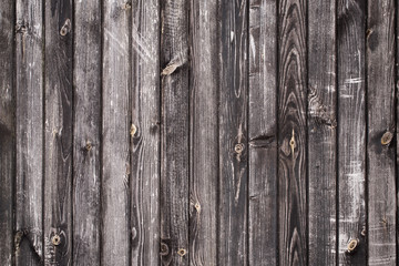 Gray Background Of Old Wooden Board Of Wall.