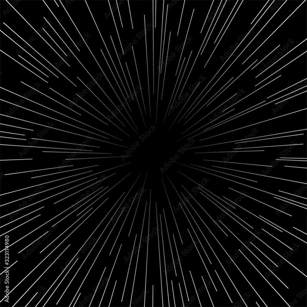 Wall mural design of universe speed background