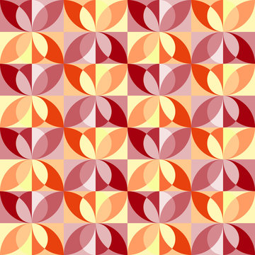 Abstract vector seamless pattern. Natural-inspired design. © nSandr