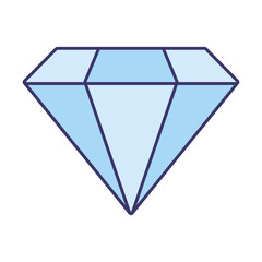 Isolated diamond icon vector design