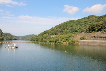 Fototapeta na wymiar 福岡市の長谷ダム