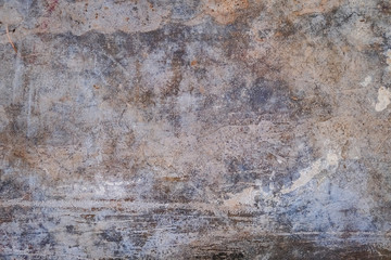 Stained old grunge texture. Concrete wall background.