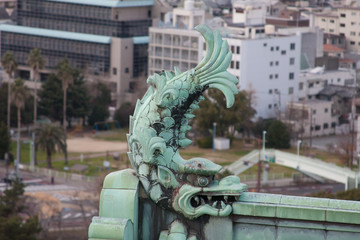 和歌山城のしゃちほこ