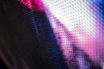 CloseUp LED blurred screen. LED soft focus background. abstract background ideal for design.