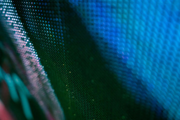 CloseUp LED blurred screen. LED soft focus background. abstract background ideal for design.