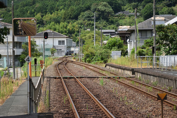 Fototapeta na wymiar ローカル駅