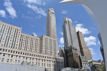 Plakat skyscrapers in new york city