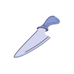 kitchen knife icon, flat style