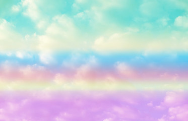 Sky and clouds, soft, pastel colors