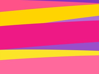 Colorful Art Pink, Purple and Yellow, Abstract Modern Shape Background or Wallpaper