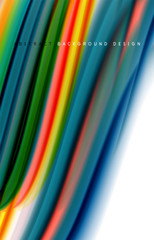 Abstract background - fluid color gradient waves, with dynamic motion line effect. Vector Illustration For Wallpaper, Banner, Background, Card, Book Illustration, landing page