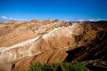 Danxia landform, Zhangye City, Gansu Province, China