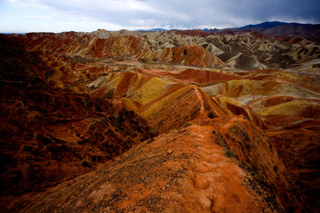 Danxia landform, Zhangye City, Gansu Province, China