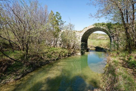 Kroatien - Buzet - Weg der Sieben Wasserf&auml;lle - Br&uuml;cke Napoleonov Most