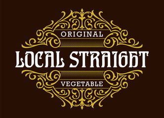 Retro Decorative Badges Classic Ornament Hipster Signage Beautiful Design Element