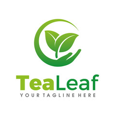 Leaf Tea Logo, Tea, Green Tea Logo Vector