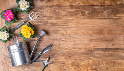 Gardening Tools And Flowerpots