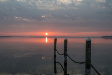 magisches Licht am See