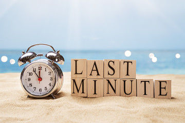 Last Minute Alarm Clock On Beach