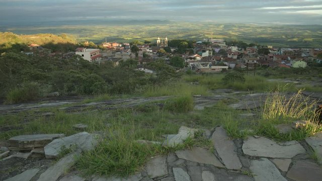 Cityscape of Sao Thome das Letras, Brazil 