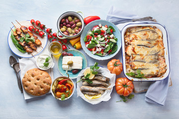 Greek food.