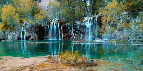Hanging Lakes long exposure in Colorado