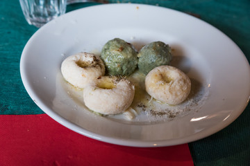Gnocchi with ricotta and nettle