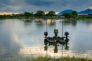 Beautiful fishing pond at Pengkalan Ipoh