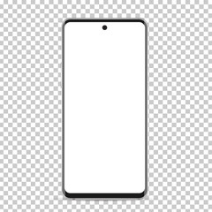 Mobile smartphone mockup background png  object isolated on background.