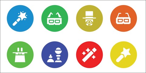 illusion icon set