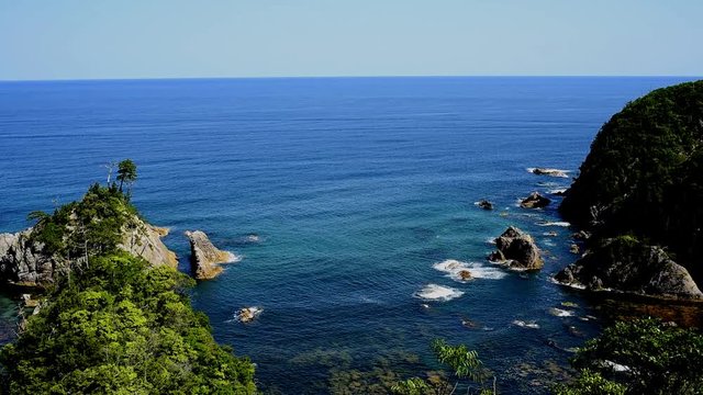 浦富海岸の千貫松島