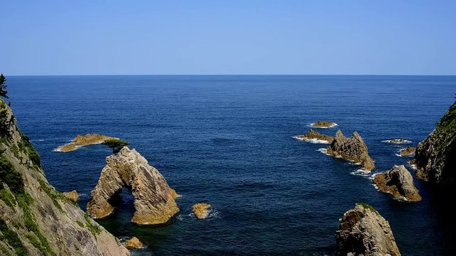 浦富海岸の千貫松島