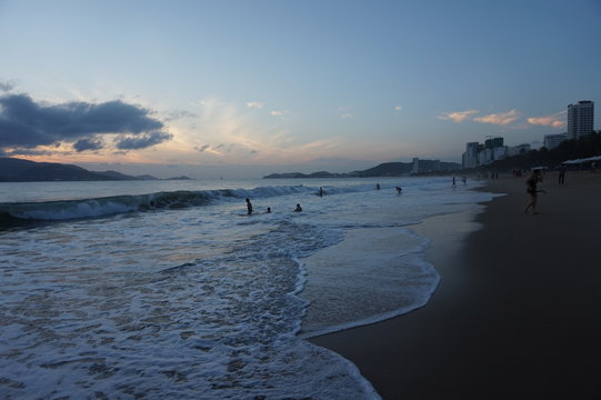 Tropical beach in Nha Trang, Vietnam