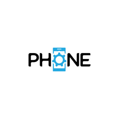 Phone repair logo design template vector eps