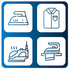 flatiron simple icons set