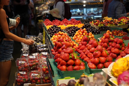 Granville Market In Vancouver, Canada