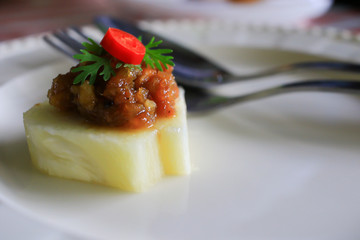 Thai traditional snack 