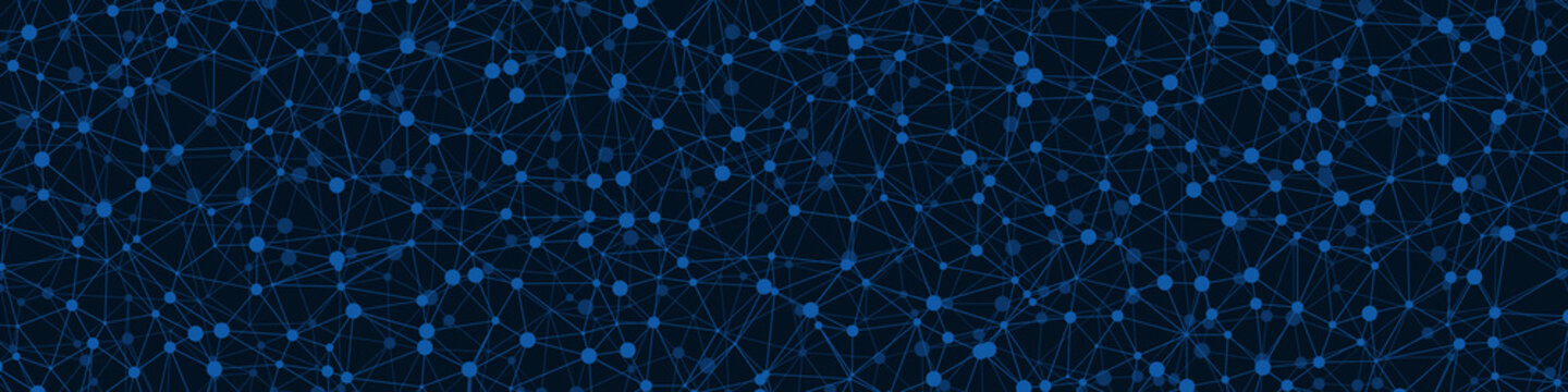 Abstract Low Polygon Mesh Generative Art background illustration