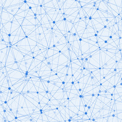 Abstract Low Polygon Mesh Generative Art background illustration