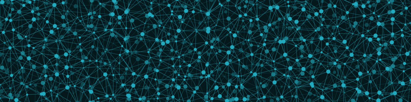 Abstract Low Polygon Mesh Generative Art background illustration