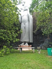 statue in garden